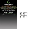 Gardner Obratlíky Gardner Covert Flexi Hook Swivels, vel.20, 10ks