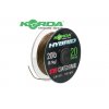 Korda ztužená šňůrka Hybrid Stiff 20lb/15m Brown