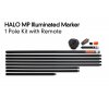 halo mp illuminated marker kit 1 pole with remote