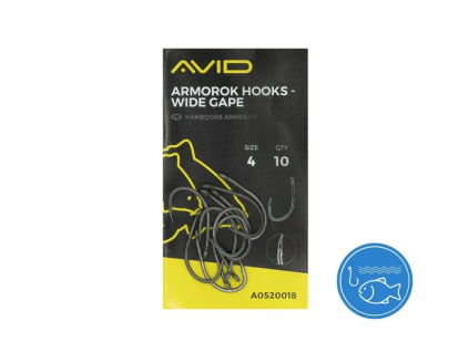vyr 16373 303629 avid armorok hooks wide gape size 2