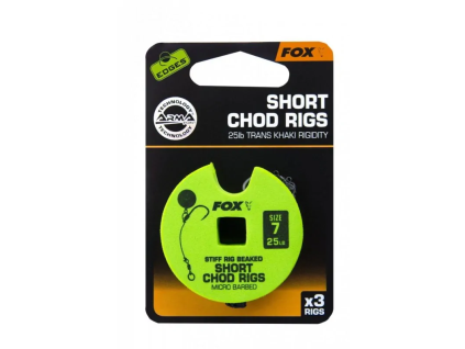 vyr 5395 short chod rigs fox 25lb 3ks