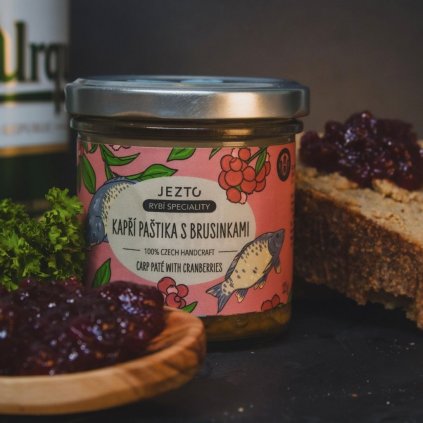 Kapří paštika - Brusinka 125g