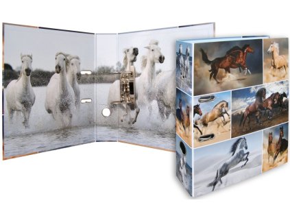 designovy-pakovy-poradac-a4-7cm-karton-motiv-animals-kone