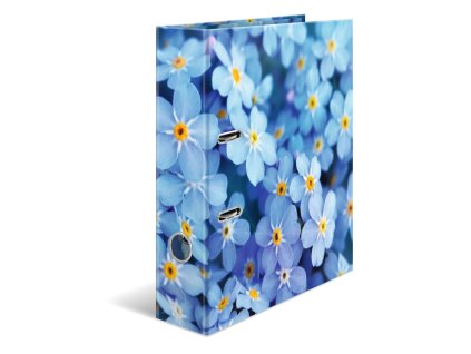 designovy-pakovy-poradac-a4-7cm-karton-motiv-modre-kvety