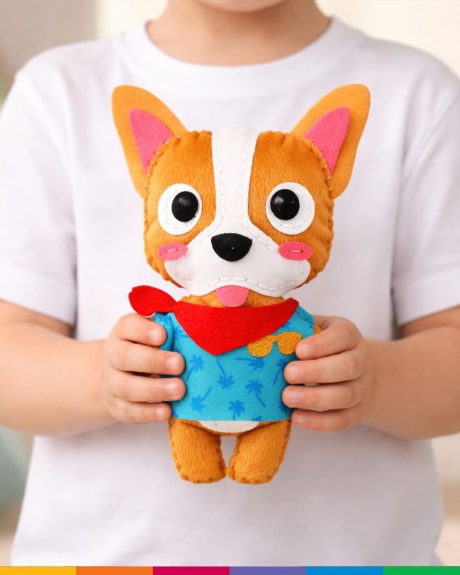 🧵🐾 Kreativní sada Dětské šití – ušij si vlastního plyšového kamaráda! Objevte kouzlo ruční tvorby s oblíbenou kolekcí,...