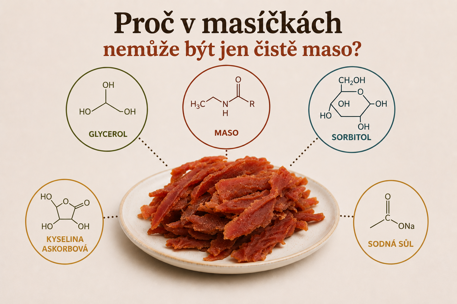 Proč v masíčkách nemůže být jen čistě maso?