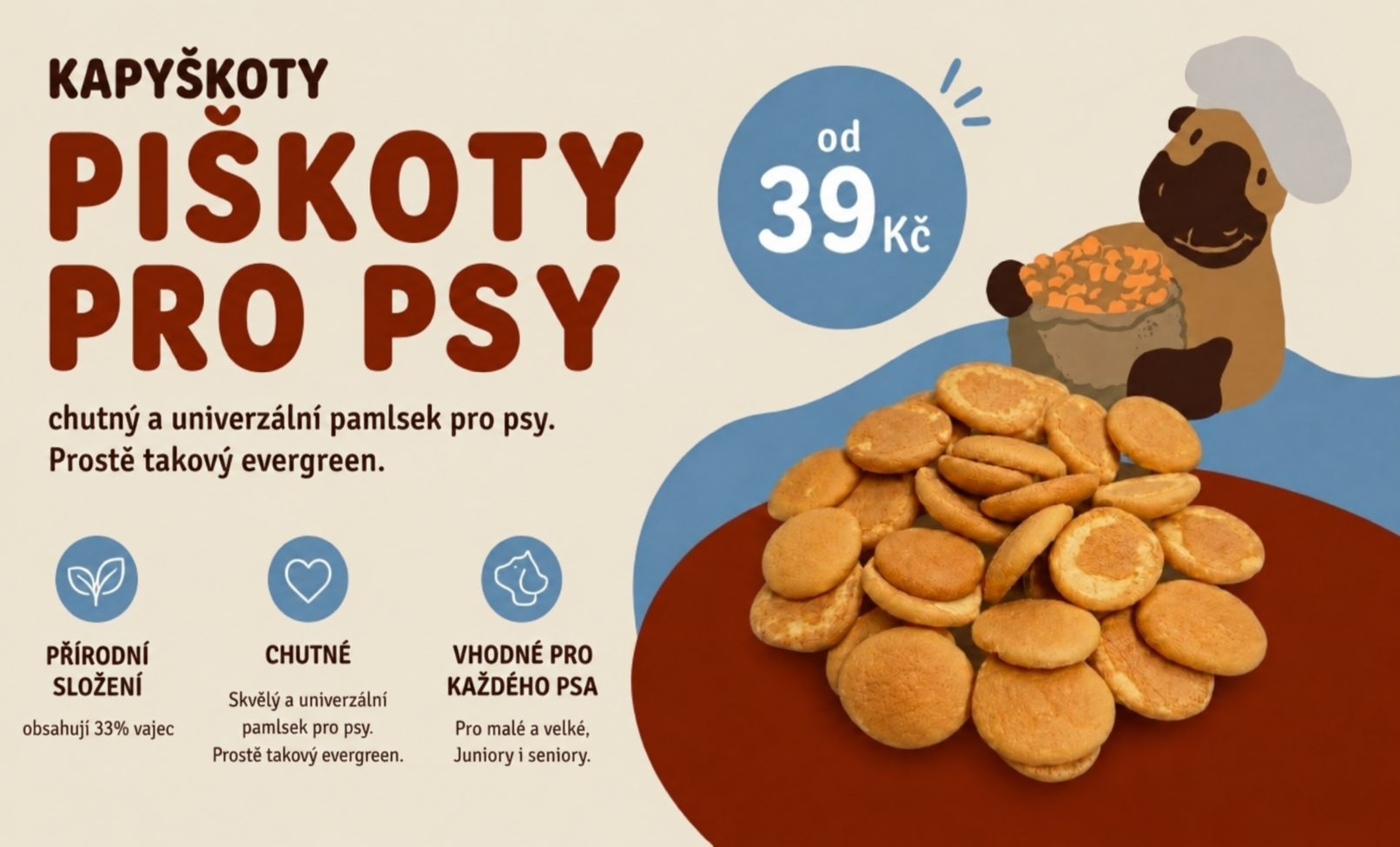 Piškoty pro psy za super cenu