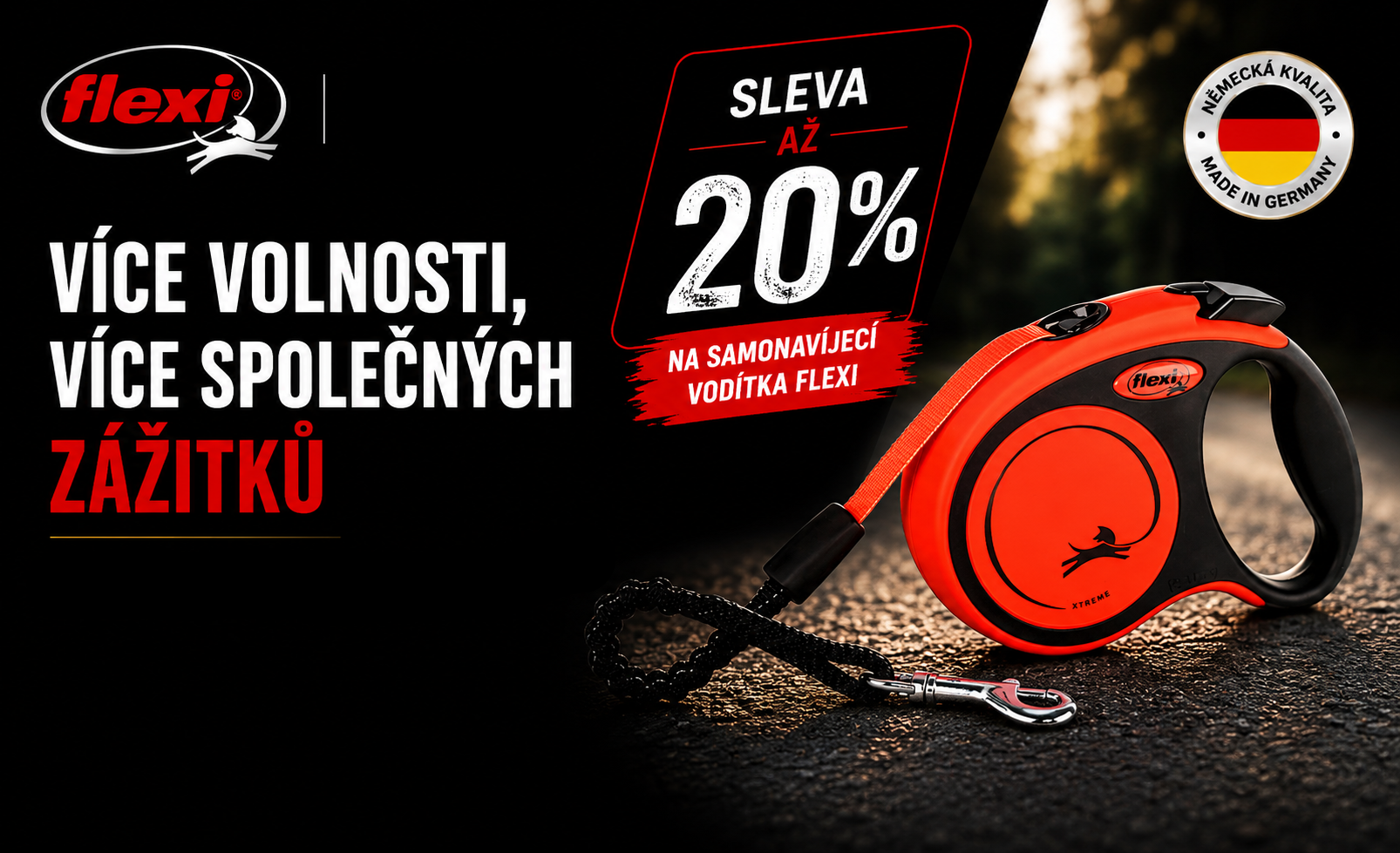 Samonavijecí vodítka flexi akce