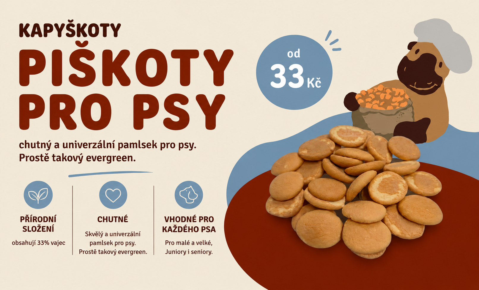 Piškoty pro psy za super cenu