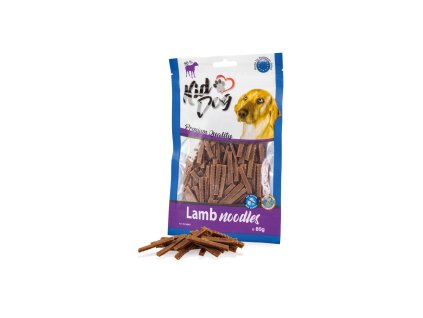 KIDDOG masové nudličky jehněčí 80 g