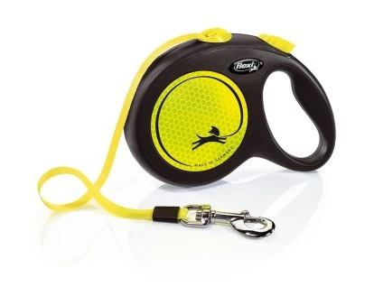 Flexi neon L žluté 5m