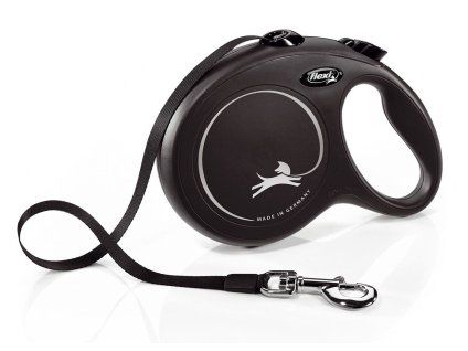 Flexi classic M černé 5 m