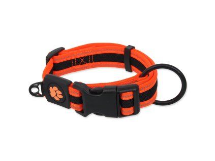 Obojek Active Dog Fluffy S oranžový