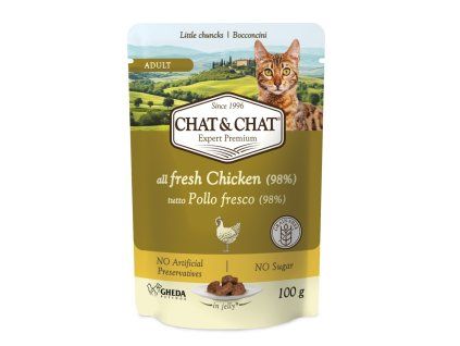 Chat & chat adult kuřecí 100 g