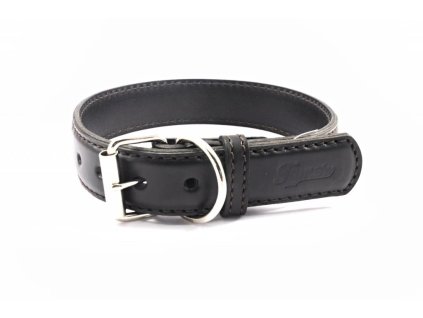 Tamer kožený obojek černý