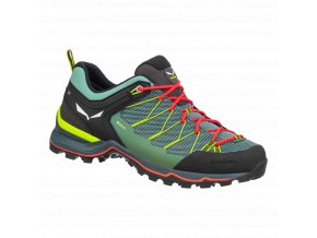 SALEWA WS MTN TRAINER LITE GTX FELD GREEN FLUO CORAL