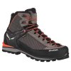 salewa ms crow gtx wallnut fluo orange mens shoes