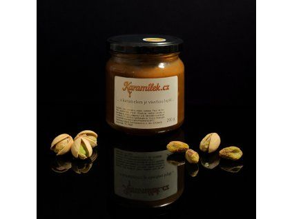 karamel 200 pistácie víčko afinal