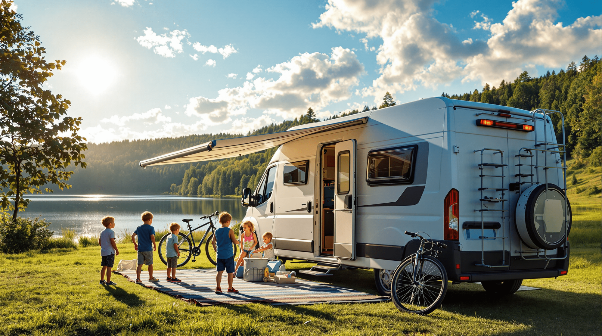 Kam s karavanem s dětmi? Objevte ideální místa pro aktivní dovolenou!