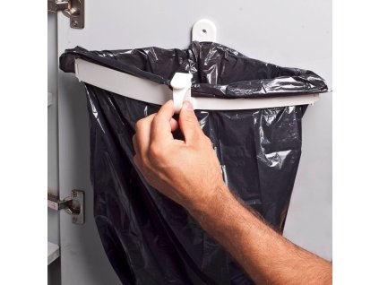 Držák na odpadkový pytel (Barva Bílá)