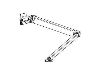 Kloubové rameno, 2,5 m, délka markýzy od 3 m, vlevo, Thule Omnistor 5200