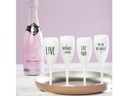 Sada šampaňského na zdraví (Druh nádobí na Šampaňské, sada 4er)