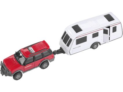 Osobní automobil s karavanem (Délka 32 cm)