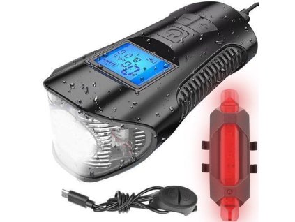 Screenshot 2021 02 16 Voděodolné LED světlo na kolo USB, tachometr, el zvonek 150db H A D E X , spol s r o