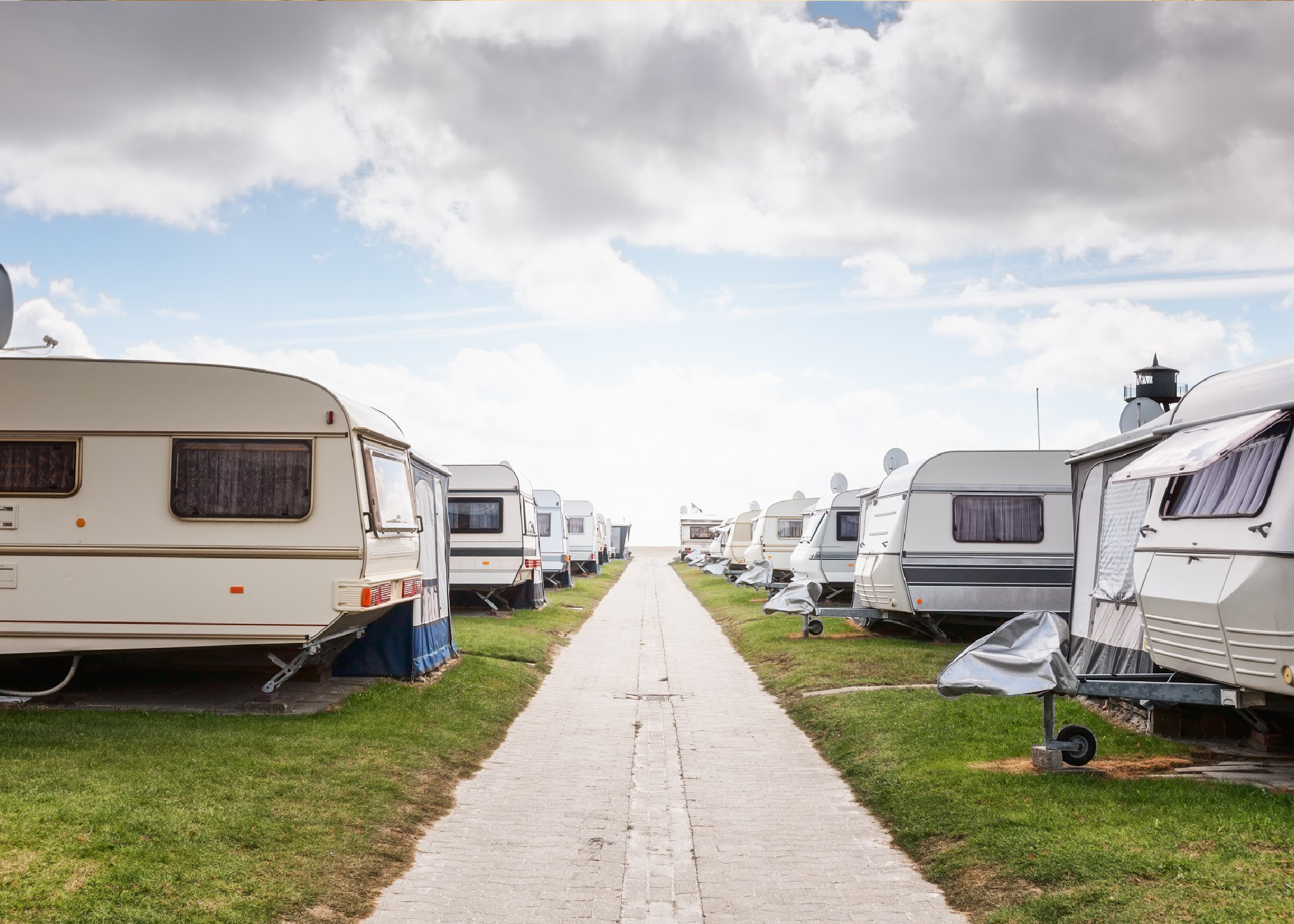 Kde můžete zaparkovat karavan?
