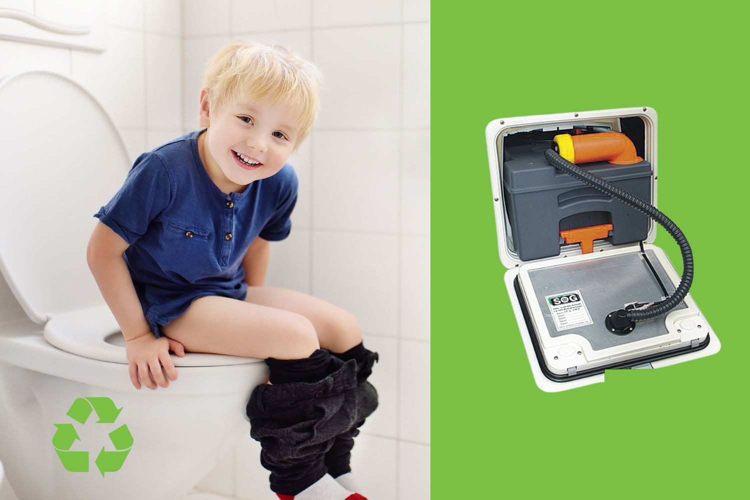 Odvětrání toalety SOG® - už žádný zápach