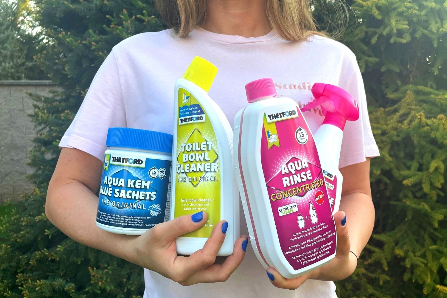 Péče a čištění chemického WC v karavanu