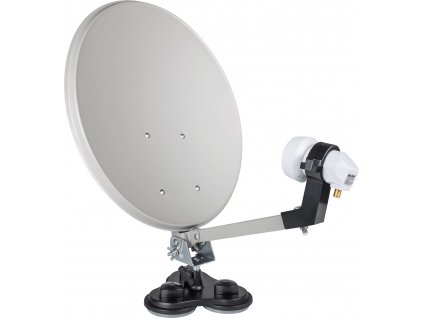 Mobilní satelitní systém včetně LNB a kabelu s přijímačem satelitního signálu