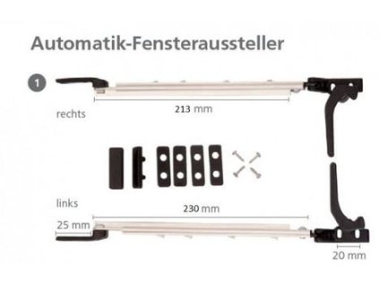 automaticka podpera okna 230 mm