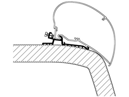 adapter fiat ducato od 07 2006 pre dlzku 325 m