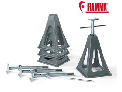 sada 4 plastovych podopieracich stojanov