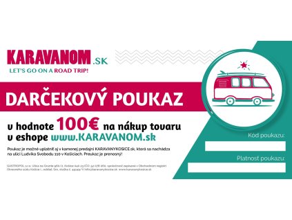 darcekova poukazka karavanomsk v hodnote 30