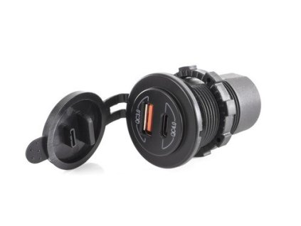 dvoj zasuvka usb a a usb c