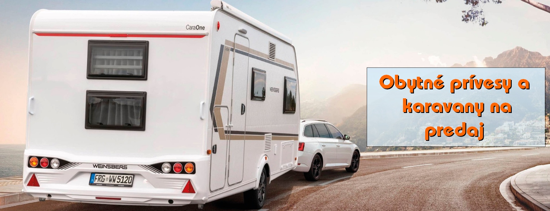 Obytné prívesy na predaj