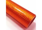 fantasy 1 4 mosaic fluorescent orange fluorescentni folie oranzova s holografickym efektem 001