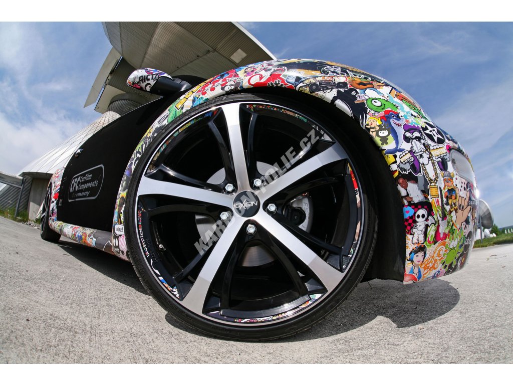 Stickerbomb folie - Barevné samolepky - TSdesign s.r.o. - Tuning Car Design