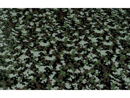 152cm x 15m CAMOUFLAGE FOLIE 3D ARMY tvarovatel0á