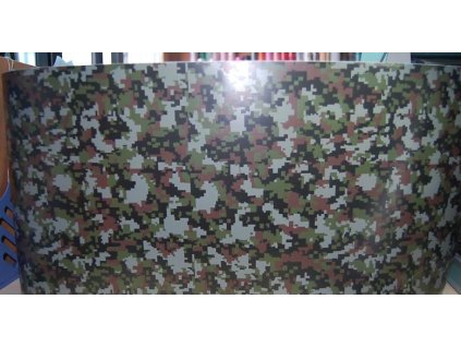 152cm x 3,5m CAMOUFLAGE FOLIE 3D ARMY tvarovatel0á