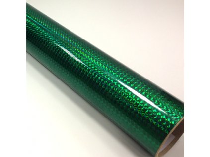 fantasy 1 4 mosaic emerald green prime tmave zelena folie s holografickym efektem 001
