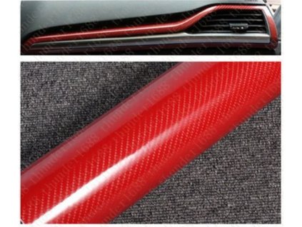 carbon 5d karbon cervena red wrap vinyl 003