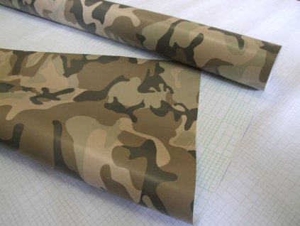 25cm x 25cm CAMOUFLAGE FOLIE 3D ŠEDÁ tvarovatelná