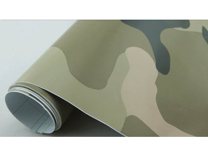 100cm x 50cm CAMOUFLAGE FOLIE 3D ŠEDÁ tvarovatelná