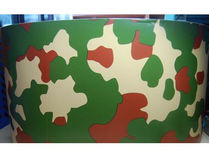 25cm x 50cm CAMOUFLAGE FOLIE 3D ZELENÁ tvarovatelná