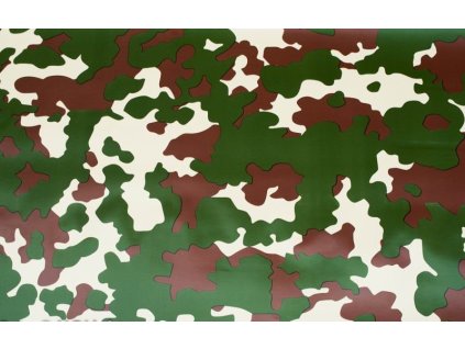 50cm x 50cm CAMOUFLAGE FOLIE 3D ZELENÁ tvarovatelná