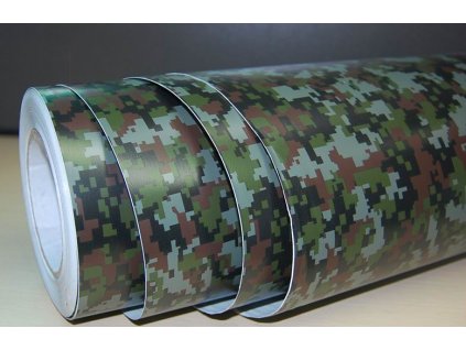 152cm x 2m CAMOUFLAGE FOLIE 3D ARMY tvarovatel0á