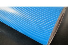152cm x 8m MODRÁ CARBON FOLIE 4D - KARBON FOLIE